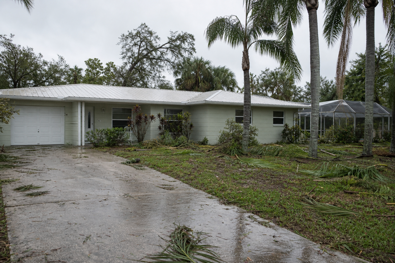 After the Storm: How to Check Your Windows, Doors and Screen Enclosure for Damage