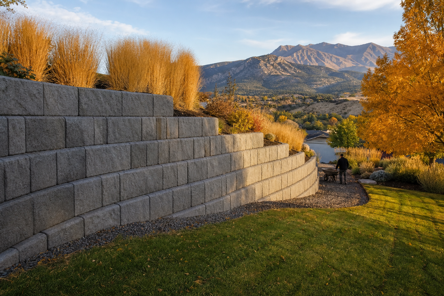 Retaining Wall Drainage Before Winter: Why Water, Not Weight, Breaks Walls
