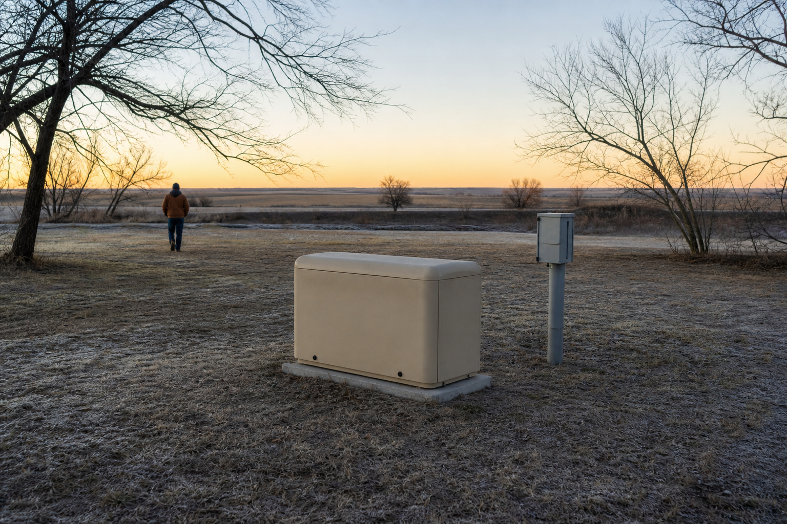 Preparing an Aerobic Septic System for a North Texas Cold Snap
